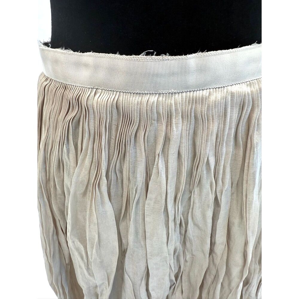 Banana Republic Heritage Collection taupe pleated knee length skirt - Picture 5 of 10
